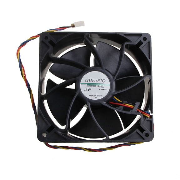PWM 4P Cooling Fan W12E12BS11B5-07 6000 Rpm 12V 1.65A Server Cooling Fan 12cm 120x120x38mm for Miner