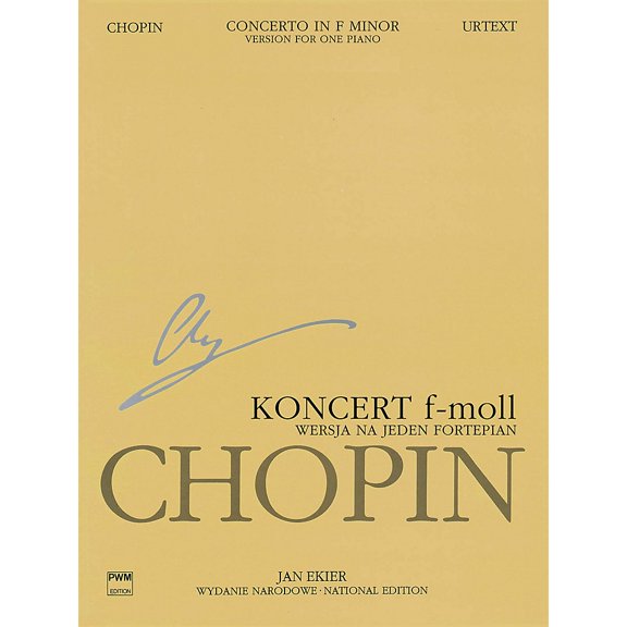 PWM Concerto in F Minor Op. 21 PWM Series Softcover Composed by Frederic Chopin Edited by Jan Ekier