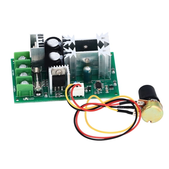 PWM DC Motor Speed Controller 10V-60V, 10A Pulse Width Modulator Regulator Brush Motor Driver Control Module, Potentiometer Control Switch