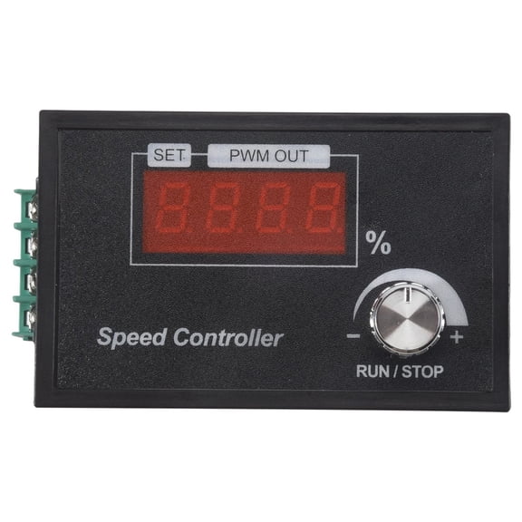 PWM DC Motor Speed Controller 6-60V 30A with Digital Display & Robust PCB - Perfect for Various Machines
