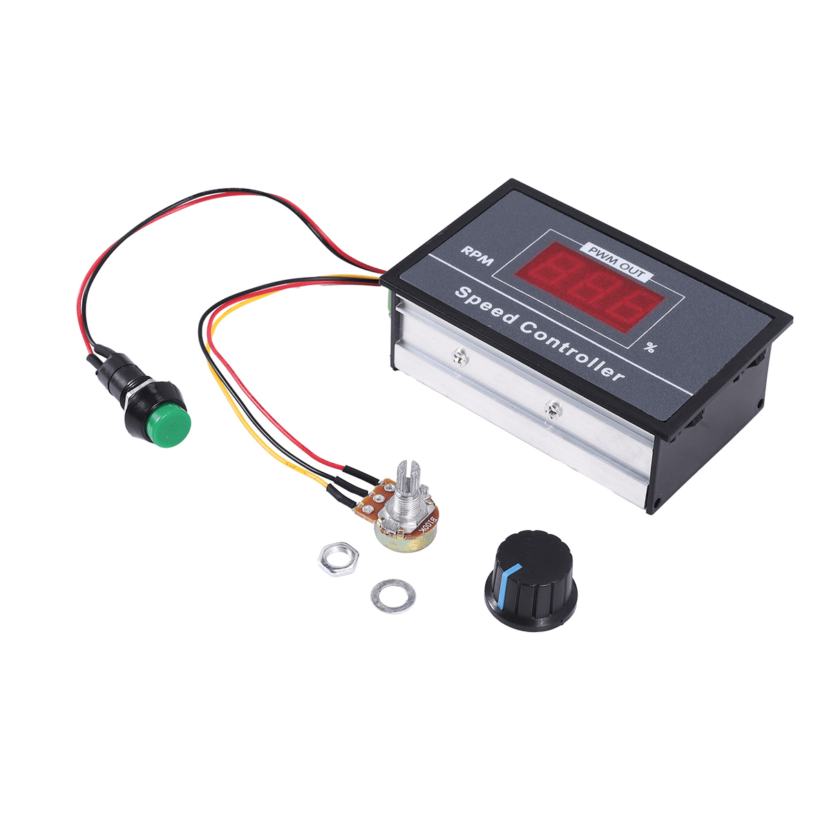 Intermediate Speed Control 1.switch PWM DC Motor Speed Controller with Digital Display 30A PWM Adjustable ...