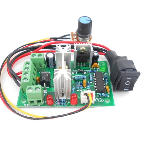 PWM DC Motor Speed Controller Switch DC 20A Current Regulator 10-60V