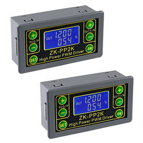 PWM Pulse Signal Generator -PP2K, Period Delay Drive Module 3.3-30V 8A PWM Dimming Motor Speed Controlle,2PCS