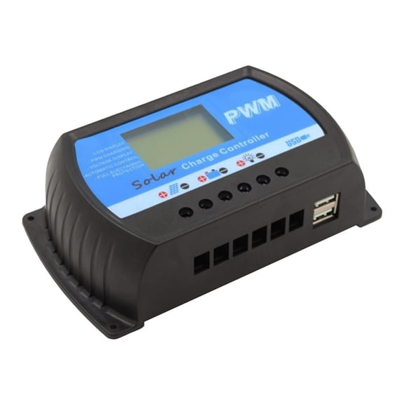 PWM Solar Controller RTD-40A 12V/24v LCD Display With 5v Dual USB Sockets ,Install Anywhere You Want