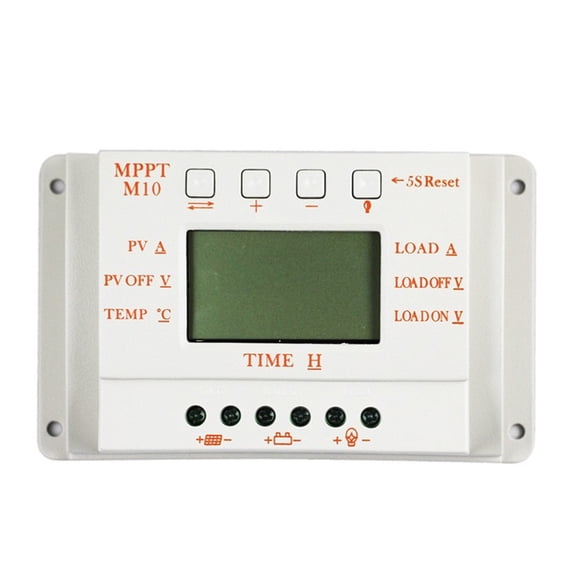 PWM12V/24V10A LCD Display Zero-level Solar Charge And Discharge Controller M10 ,Install Anywhere You Want