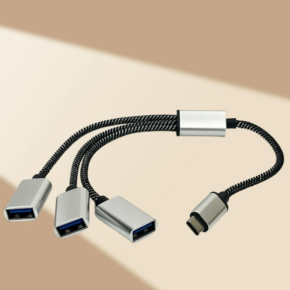 PWO docking station computer three-in-one docking station USB drive mouse splitter