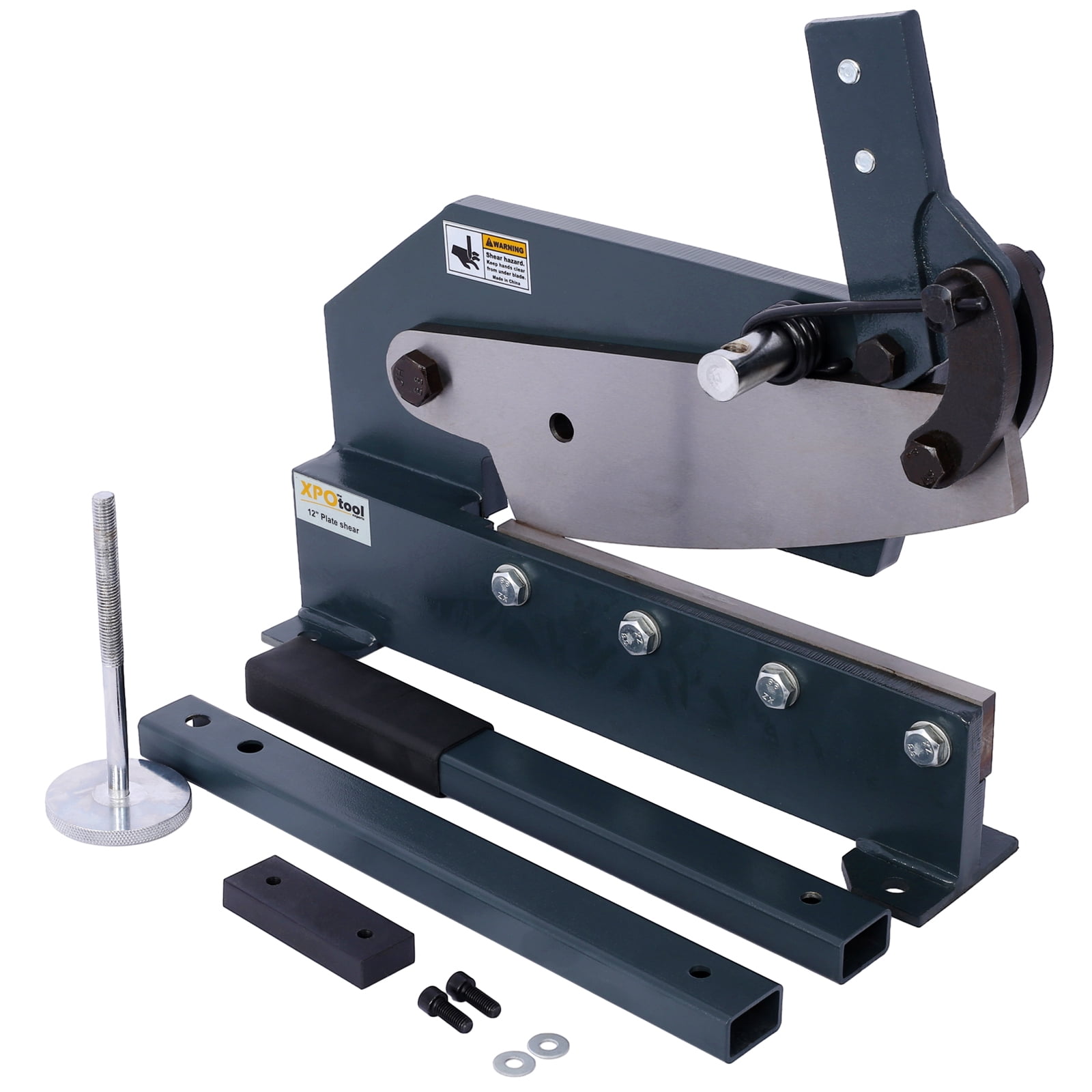 PWOPWOE 10 Inch Sheet Metal Plate Shear, Solid Steel Frame, Mounting