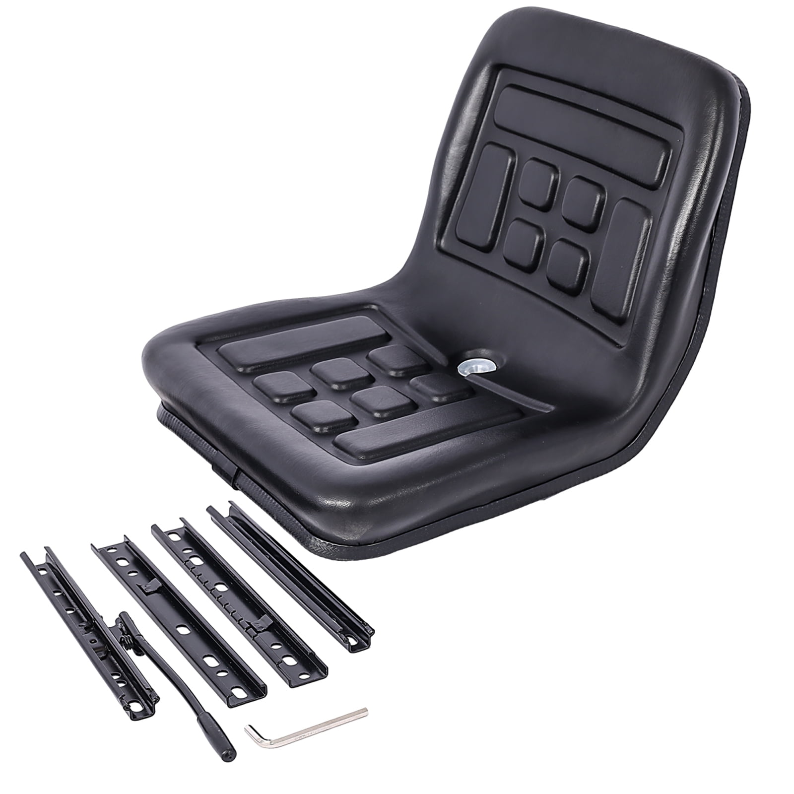 PWOPWOE Black Tractor Seat with a Drain Hole Replacement Seat Thickly