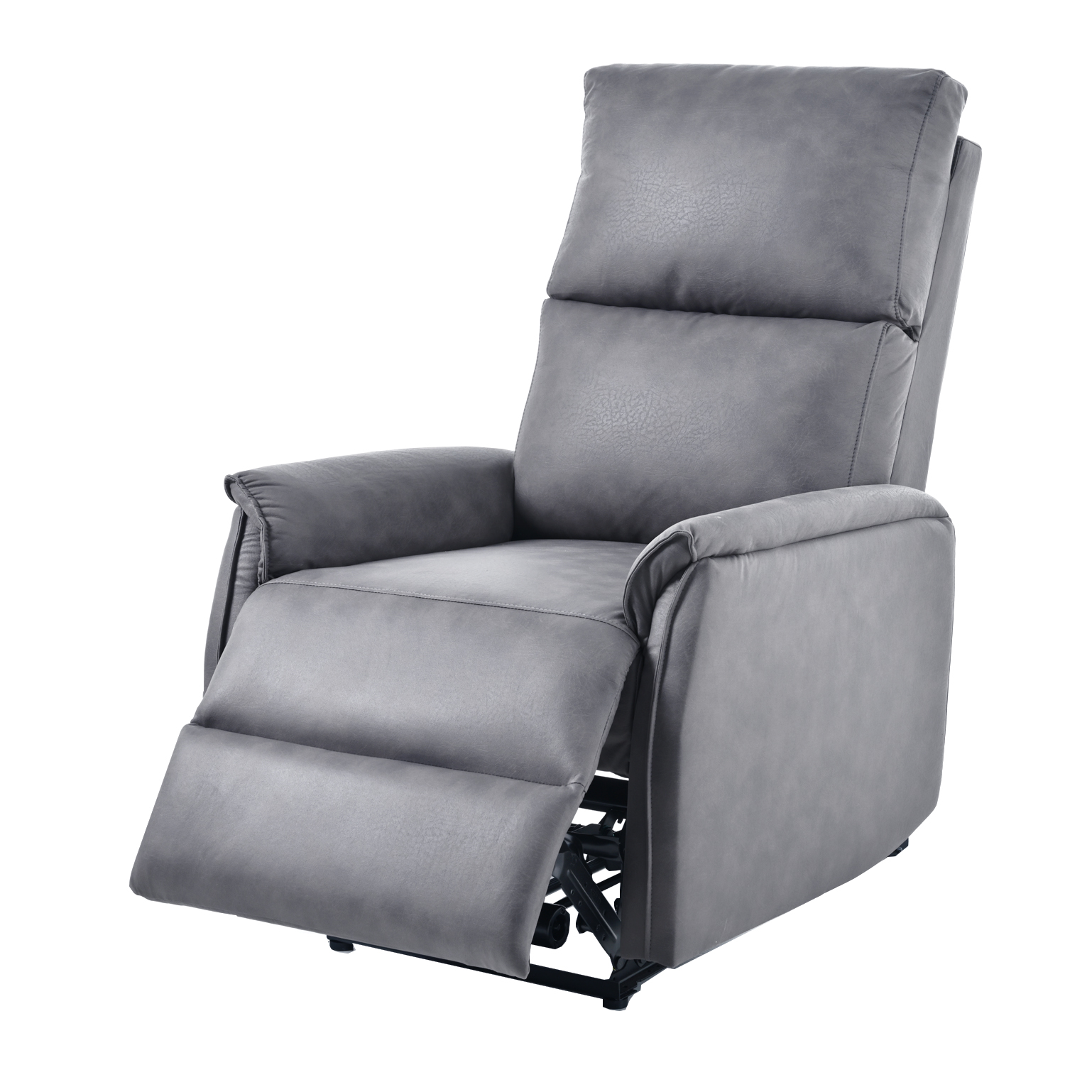 PWOPWOE Electric Power Recliner Chair Fabric, Reclining Chair for