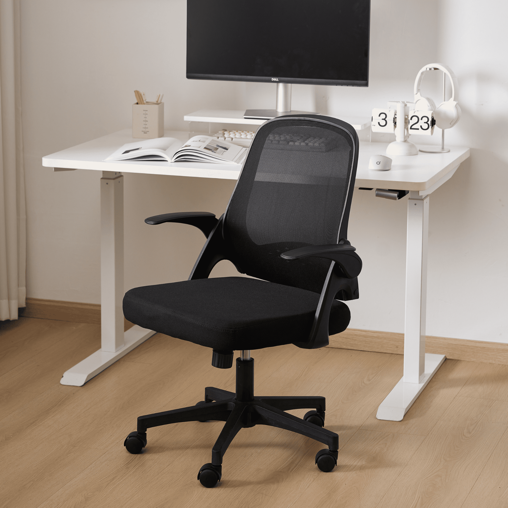 PWOPWOE Ergonomic Office Chair Adjustable Height Computer Chair