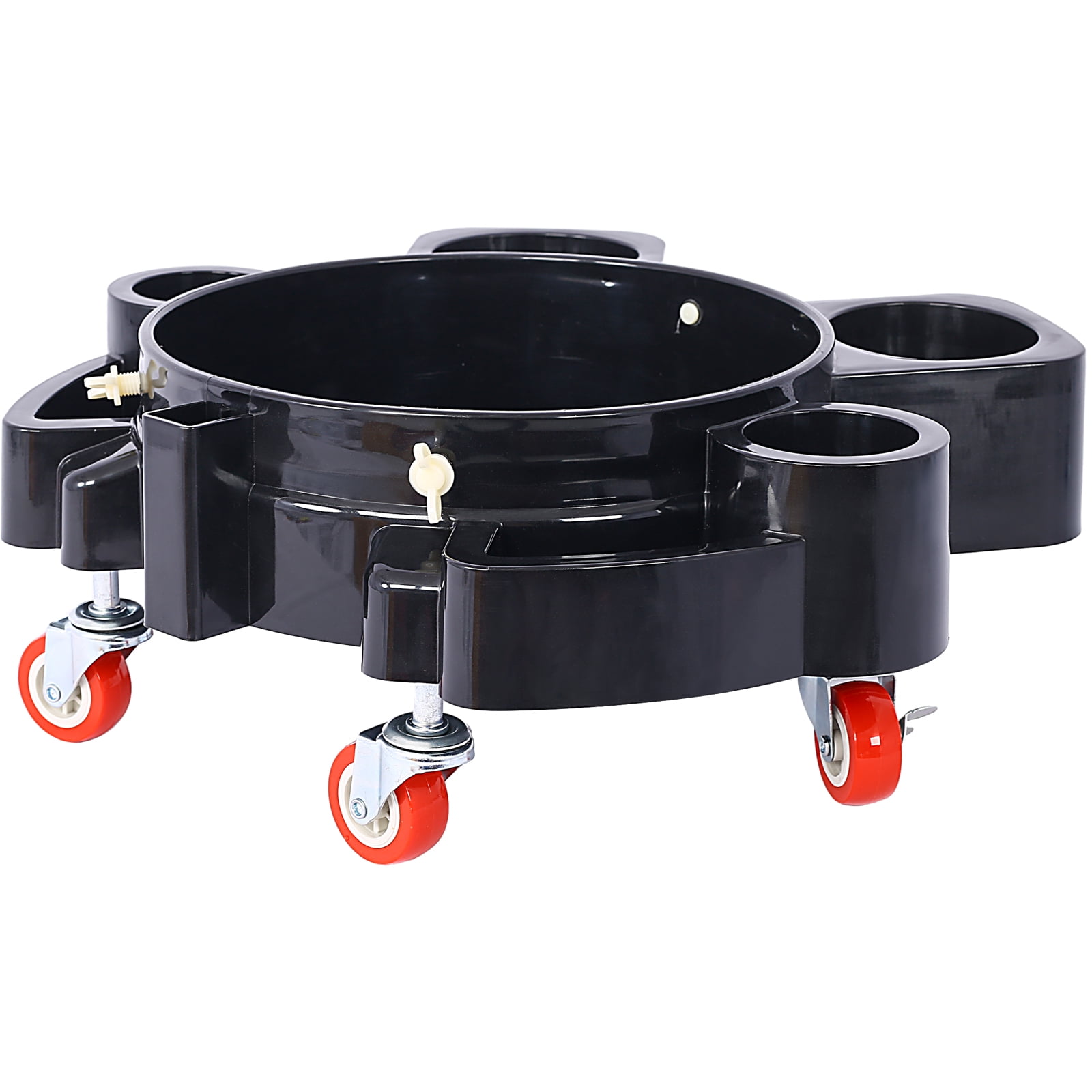 PWOPWOE Upgrade 11.2 Inch Bucket Dolly, Removable Rolling Bucket Dolly