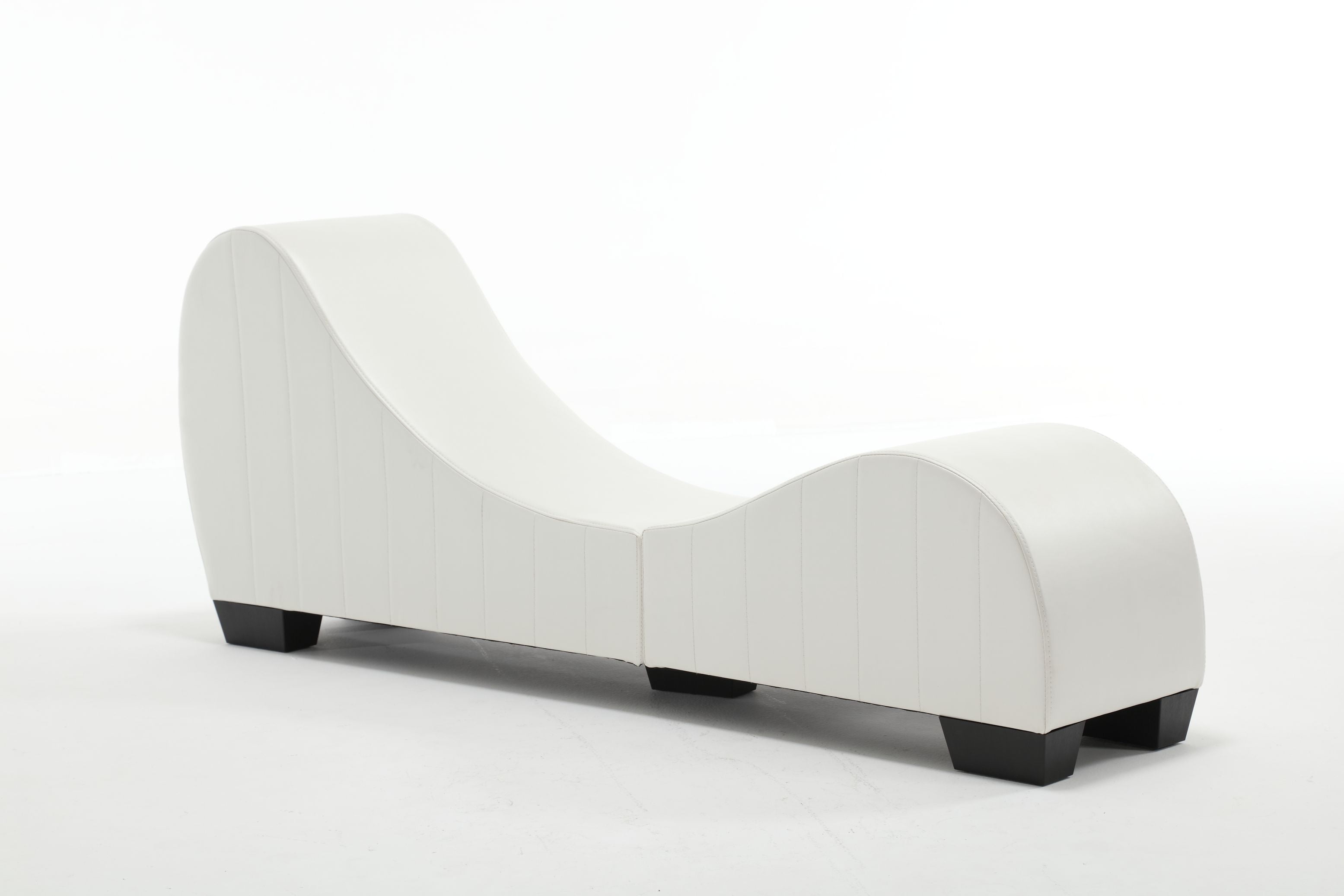 PWOPWOE Yoga Chaise Lounge for Stretching & Relaxation Modern Faux