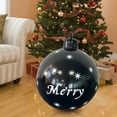 PWPSG 60cm Inflatable Christmas Bell Ball for Outdoor Decor PVC
