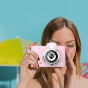 PWPSG Digital Cameras 2.8-inch 4800W High-definition Large Screen 8X Digital Zoom Capables Of Photos Small Digital Motion Cameras Pink