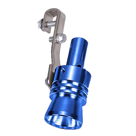 PWPSG Exhaust Pipe Turbo Sound Whistle - Aluminum Made, Universal Fit for All Auto Models - Add Turbo Sound to Your Vehicle Blue