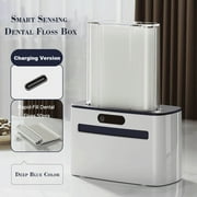 PWPSG Intelligent Sensor Floss Box Automatic Electric Floss Stick Storage Home Restaurant Hotel Box Flosser Gray