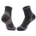 thumbnail image 1 of PWPSG Men's Outdoor Athletic Ankle Socks Hiking Running Mountain Cycling Workout Socks All Season Wear Gray Free Size, 1 of 3