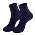 thumbnail image 1 of PWPSG Mens Solid Crew Socks Athletic Cushioned Sole Arch Support Breathable Comfort Running Sports Socks for Men, 1 of 3