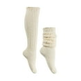 thumbnail image 1 of PWPSG Slouch Socks for Women Calf Socks Soft Comfy Fleece Socks Fall Winter Warm Socks Home Sleeping Socks Beige Free Size, 1 of 2