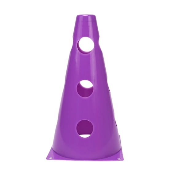 PWPSG Versatile Sports Training Cones - Durable PE Material for All Weather Use - Improve Agility & Coordination - Portable & Stackable for Easy Storage Purple