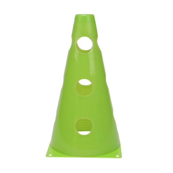 PWPSG Versatile Sports Training Cones - Durable PE Material for All Weather Use - Improve Agility & Coordination - Portable & Stackable for Easy Storage Green