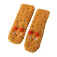 thumbnail image 1 of PWPSG Women's Cotton Socks Fall Winter Fuzzy Warm Socks Cute Funny Monster Design Mid-Calf Sock Non-Slip Cozy Home Sleeping Socks Orange, 1 of 3