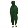 thumbnail image 1 of PWPSG Women's Hooded Halloween Onesie, Full Zip Up Style, Baggy Casual Cut with side pockets for spooky themed parties Multicolor M, 1 of 8
