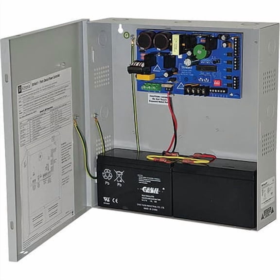 PWR SUPPLY 2X24VDC PANIC DEV FACP TIMER RELAYS BATT CHRG
