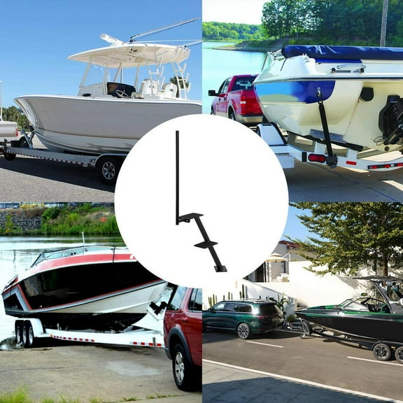 PWTOOL 2 Step Yacht Trailer Step, Boat Trailer Steps with Handle, 55.1 Inch, for Easy Boat Access