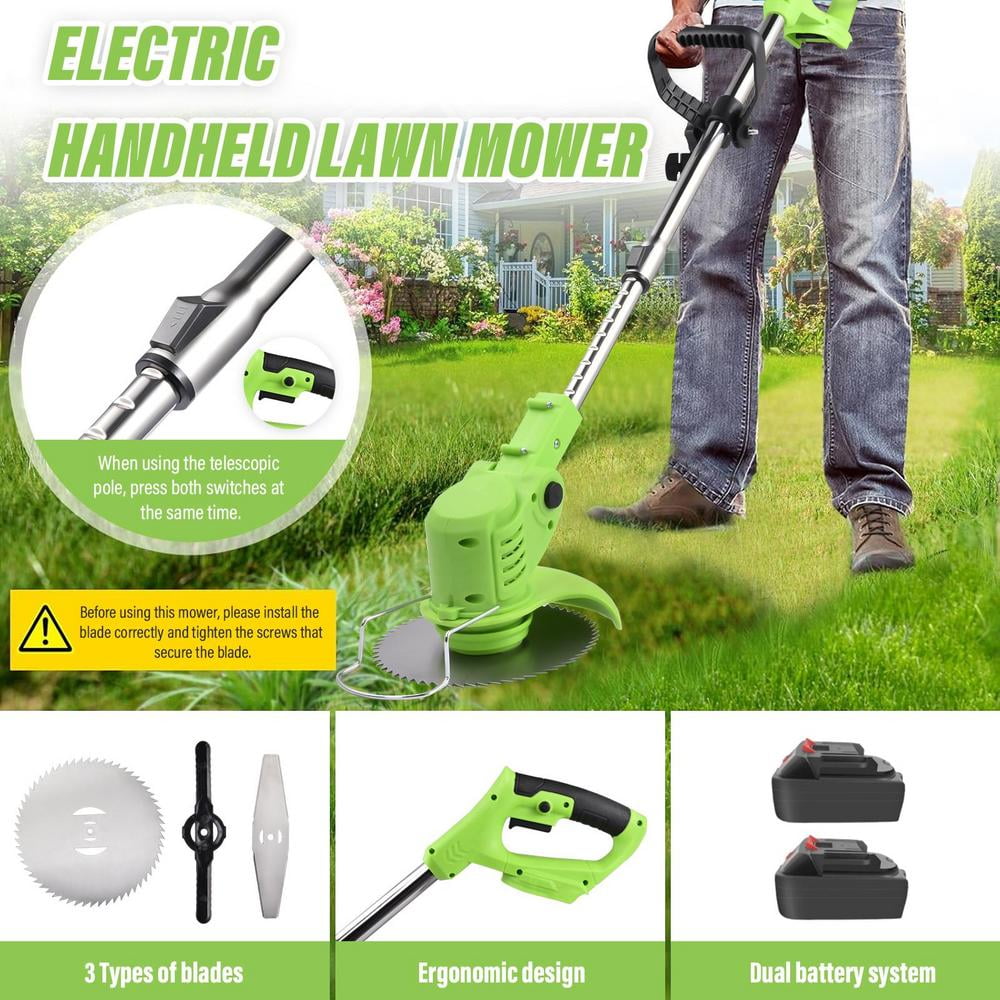 PWTOOL 37.4-51.18 Inch Extensible Brush Cutter Adjustable Electric ...