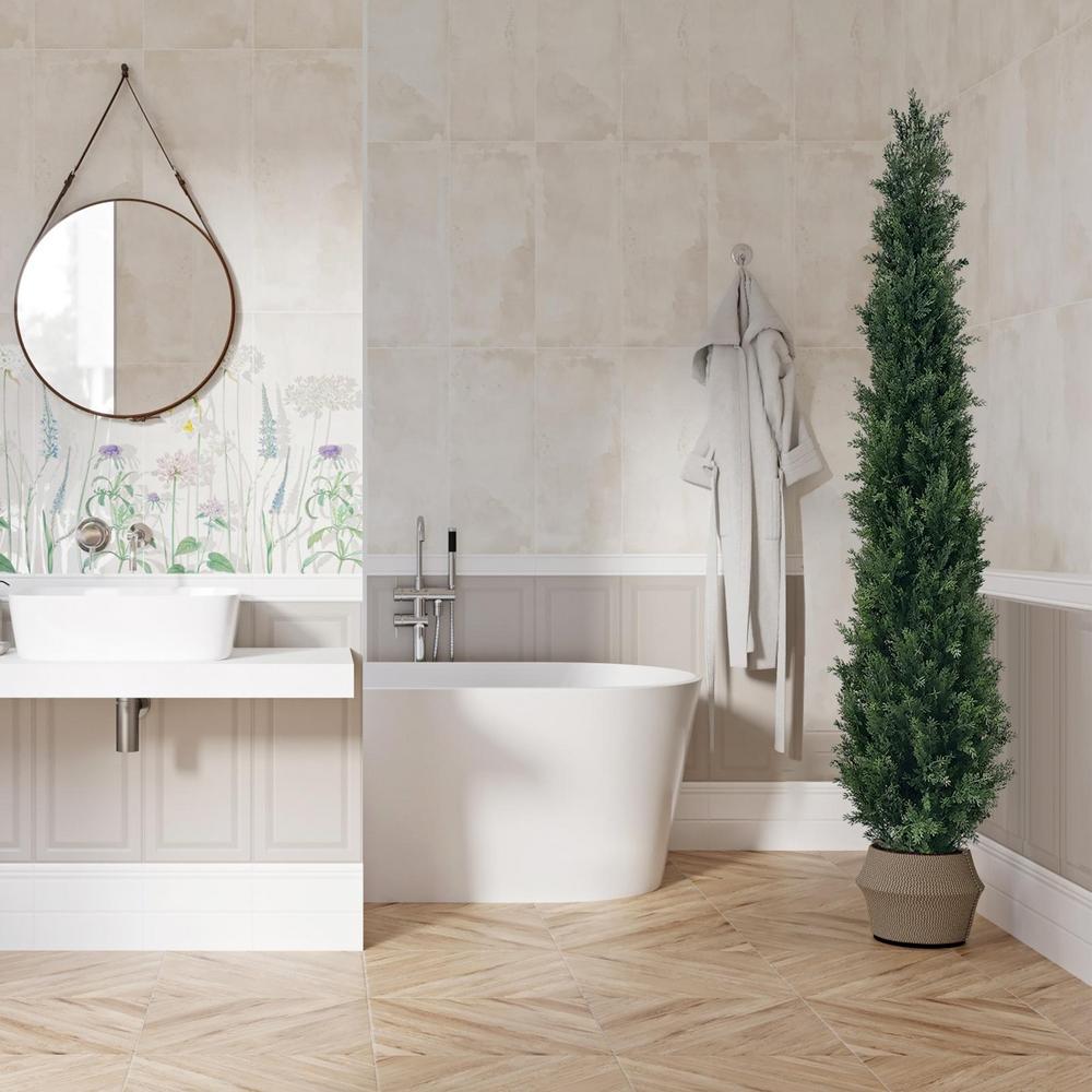 PWTOOL Artificial Topiary Trees for Outdoors Cedar Pines Topiary Tree