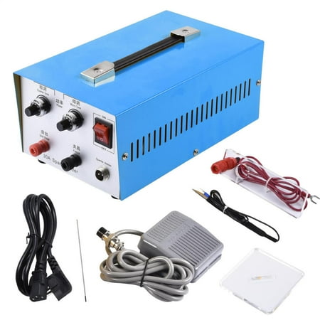 PWTOOL Automatic Spot Welder Pulse Argon Arc Welding Machine Jewelry Welder 110V Spot Welder for Jewelry Welding Jewelry Repair Tool 30A,300W