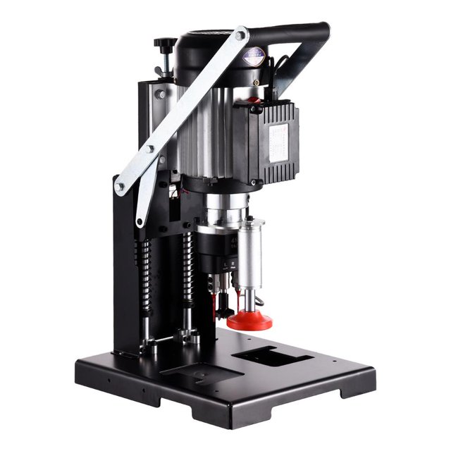 PWTOOL Benchtop Drill Press Handheld Woodworking Punching Machine