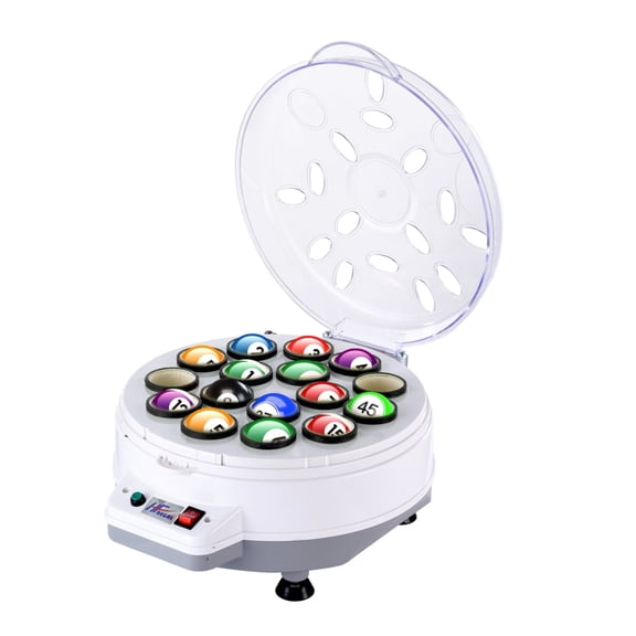 PWTOOL Billiard Ball Washer with Heat Dissipation & Deep Cleaning Technology, Automatic 180W Noise-Reduction Billiard Maintenance Machine for 16 Ball