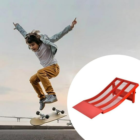 PWTOOL Detachable Skate Ramp, 300Lbs Capacity Multi-Sport Jump Ramp, 44.5x24x15 Inch Motocross/Ski Training Tool