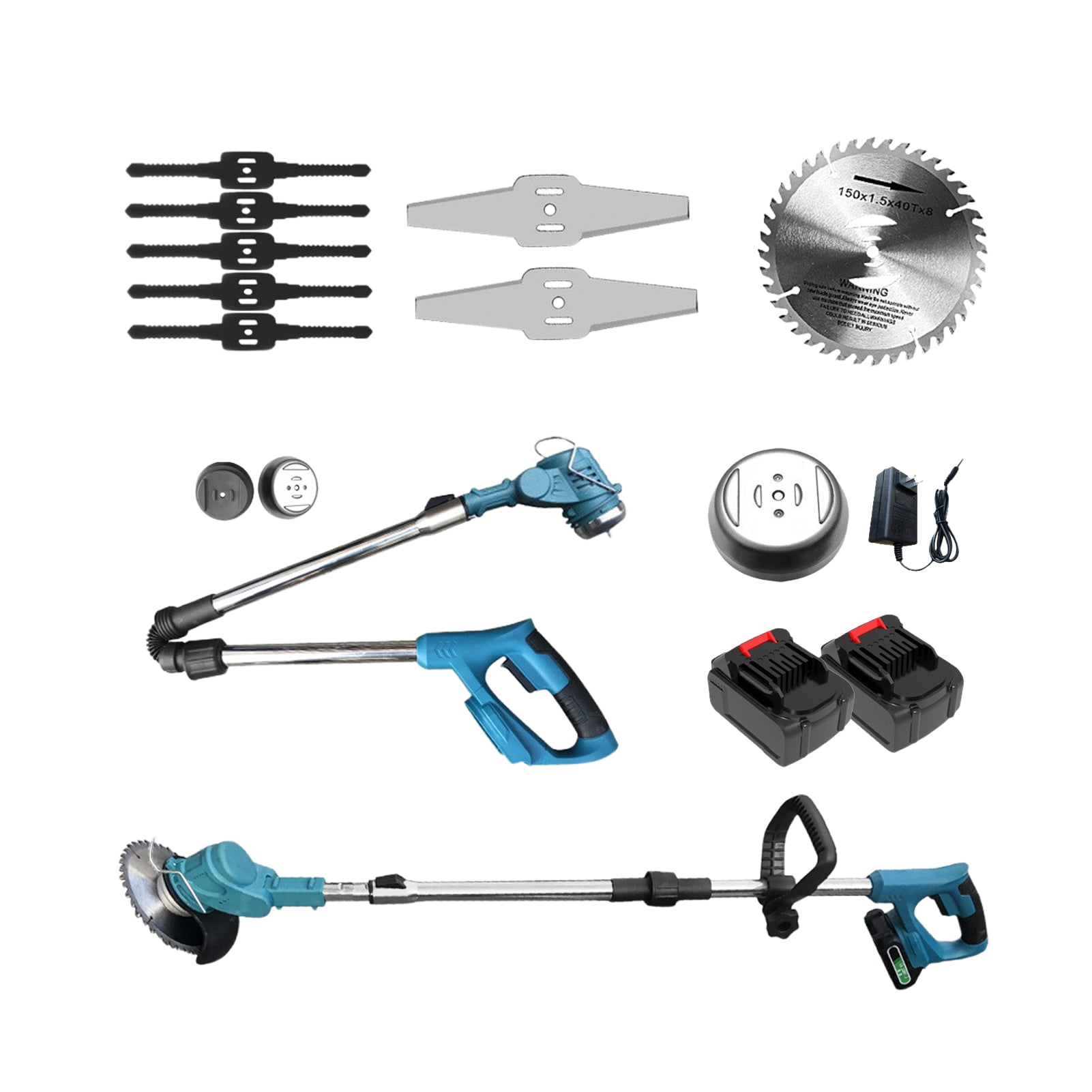 PWTOOL Electric Push Mower Lawn Mowers Grass Trimmer Lawn Mover