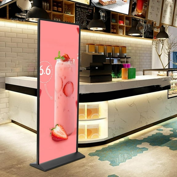 PWTOOL High Steel poster Display Stand, 31.4"x70.8" Advertising Poster Boards, Double-Sided Rectangular Display Stand,Sign Stand for Display Notice/Poster/Advertisement