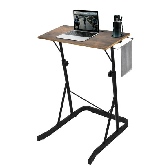 PWTOOL Multi-Functional Standing Desk for Treadmill & Cycling, 40.9"-50.1" Height Adjustable Cycle Desk with 6 Non-Slip Pads for Fitness Enthusiasts