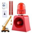 PWTOOL Outdoor Siren Alarm 120 dB Industrial Warning Light Energy Saving Horn Siren Alarm Loud