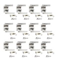 thumbnail image 1 of PWTOOL Passage Door Lever Handlesets 12 Pieces Metal Door Lever Lock Square Panel for Commercial Bathroom Bedroom Left or Right Handing calm, 1 of 9