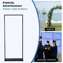 PWTOOL Poster Display Stand Floor Standing Poster Banner Stand Metal Heavy Duty Poster Stands for Display Notice Poster Advertisement enjoyable