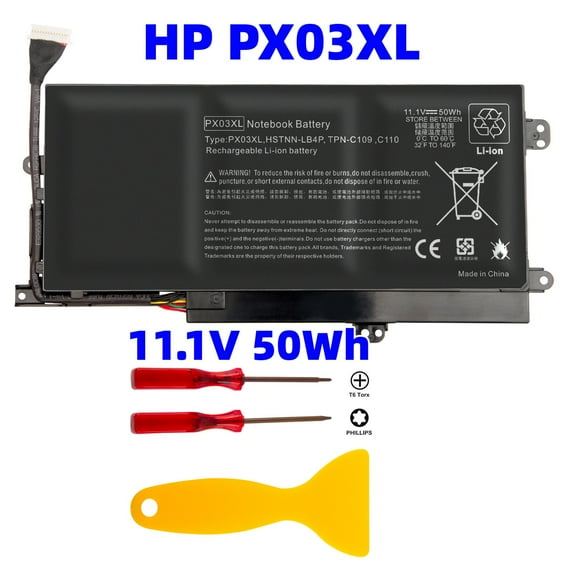PX03XL Laptop Battery Compatible with HP Envy 14 Touchsmart M6 Series M6-k M6-k022dx M6-k010dx M6-k025dx M6-K015DX M6-k125dx 14-K002TX 14- K112NR 714762-2c1 714762-421 K002TX K022DX