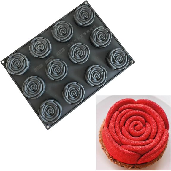 PX4386 Pavoflex Silicone Baking Mold Freezing Mould, La Vie en Rose