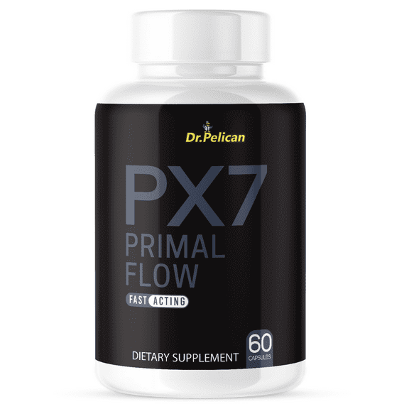 PX7 Primal Flow Advanced Prostate Support- Circulation- 60 Capsules- Dr. Pelican