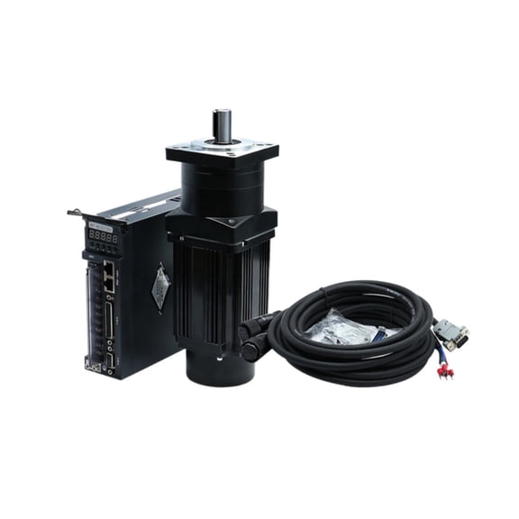 PX80 / PX90 Reducer 80ST-M02430 /90ST-M02430 750w Servo Motor 2.4Nm With AC Driver Kits 0.75kw For CNC Milling Machine - REDUCER 16 TO 1_PX90 NO BRAKE