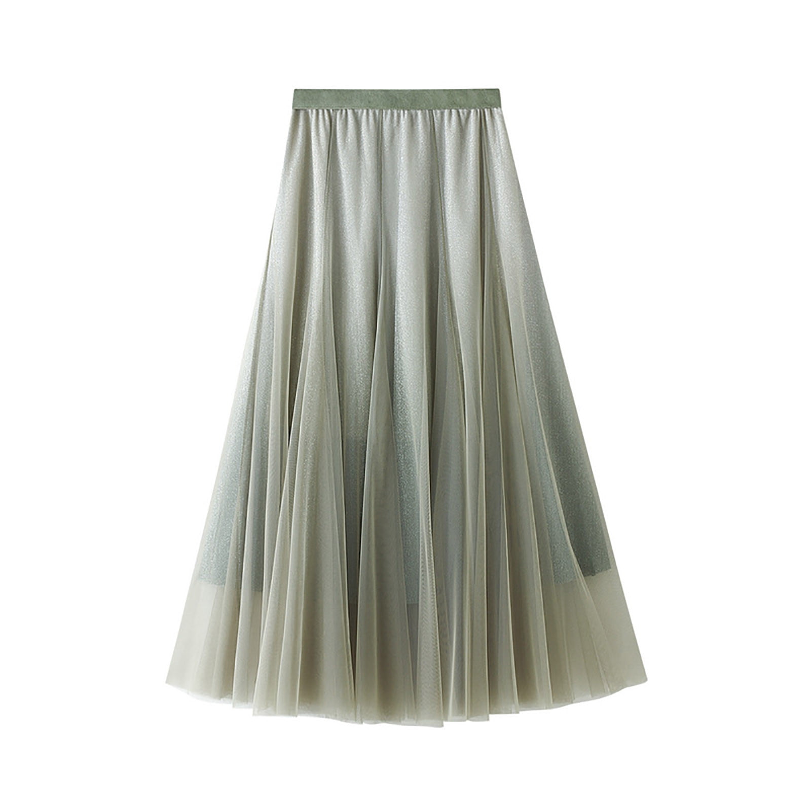 PXEVL Long Skirts for Petite Women Low Rise Slit Lounge Skirt Cocktail ...