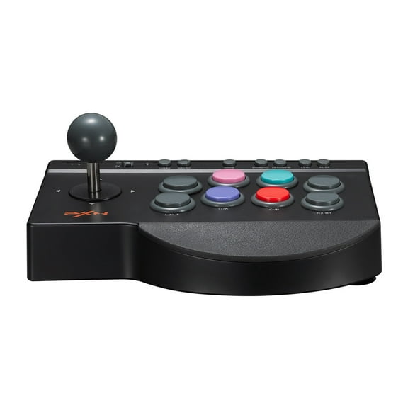 PXN-0082 Arcade Fight Stick, Wired Street Fighter Gaming Joystick with Turbo & Macro Buttons, Ergonomic Fighting Stick Controller Compatible with PC, PS3, PS4, Xbox One, Android, Nintendo Switch
