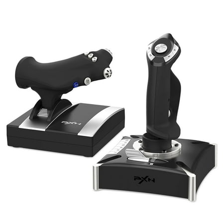 PXN-2119Pro Flight simulator controls PS4/PC flight simulator joystick with Vibration Flight Simulator Stick for PS4/ Windows XP/VISTA/7/8/10(Do not support PS5/MAC system device )