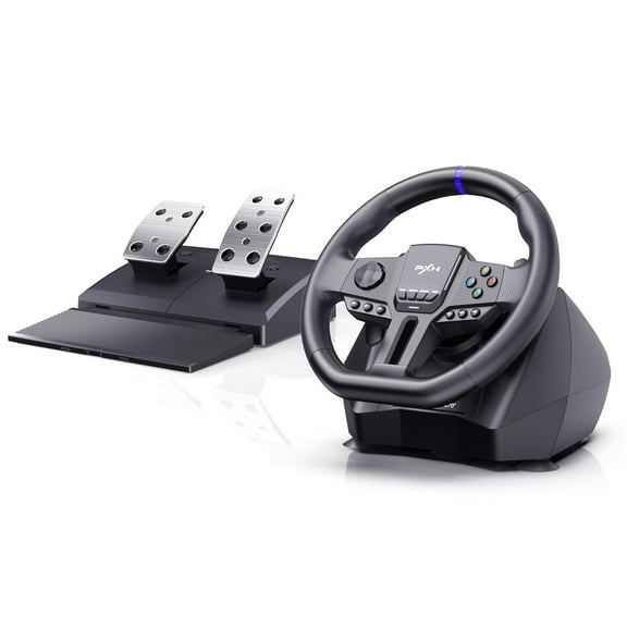 PXN V900 GEN2 PC Racing Wheel Universal Usb Car Sim 270/900 Degree Race Steering Wheel with Pedals for PC, PS3, PS4, Xbox One, Xbox Series X/S, Switch