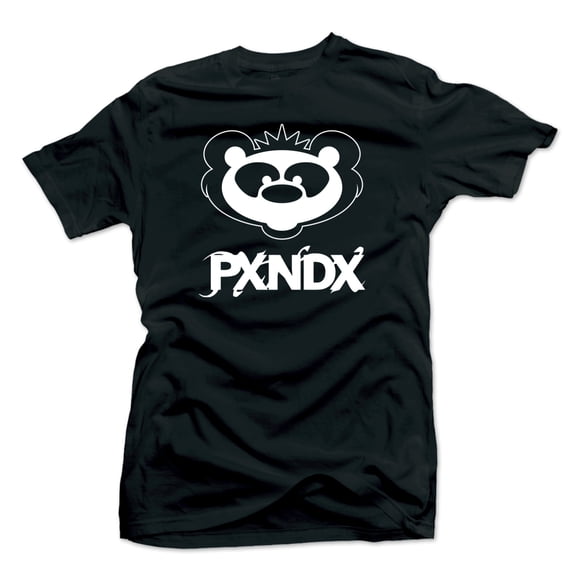 PXNDX PANDA PLAYERA NEGRA / BLACK T-SHIRT BANDA ROCK MONTERREY MEXICO UNISEX